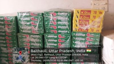 Damaged Stock of Paper